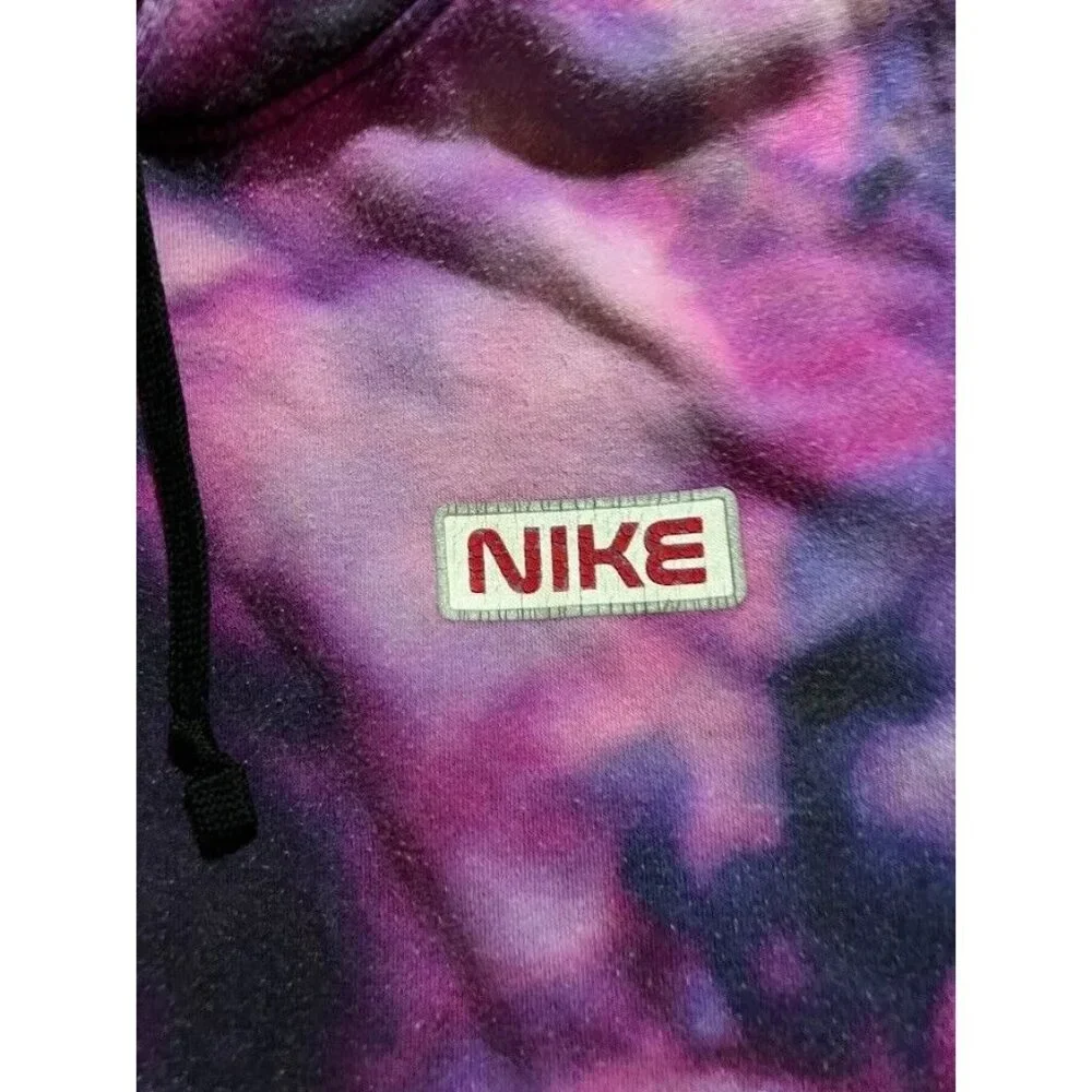 Nike Air Sweatshirt Adult Small Purple Tie Dye Pullover Long Sleeves Hoodie. - Picture 3 of 10